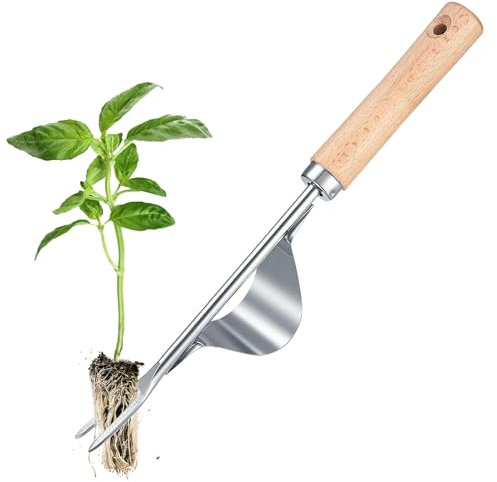 YIZHIXIANGQ Sarchiatrice Manuale, Sarchiatore Manuale, Estirpatore Manuale, Attrezzo Diserbo Manuale, Sarchiatore Manuale con Manico, Adatto per Eliminare Le Erbacce da Giardini/Orti/Paesaggi (A)