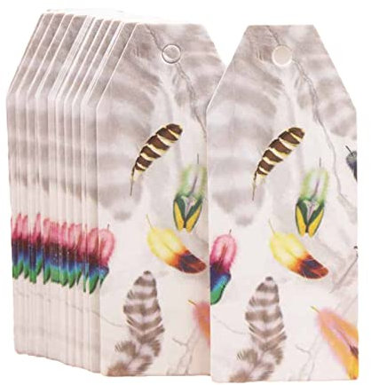 100 x Frohe Hängeetiketten, niedlicher Druck, weiße Papieranhänger, Geschenkanhänger für Hochzeit, Geschenkverpackung, Dekoration, 100 Stück/Set, weißes Papier, Geschenkanhänger, Frohe Hängeetiketten,