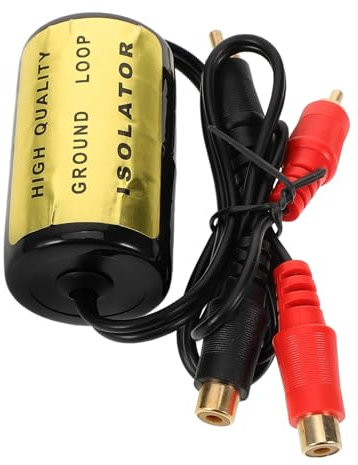iplusmile Rauschfilter Für Auto-audiosysteme RCA Ground Loop Isolator Zur Geräuschreduzierung Verbessert Klangqualität Einfache Installation Ohne Stromquelle Geeignet Für Fahrzeuge