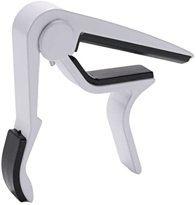 Sessleger Weißes Stimmgerät mit Clip für die Gitarre