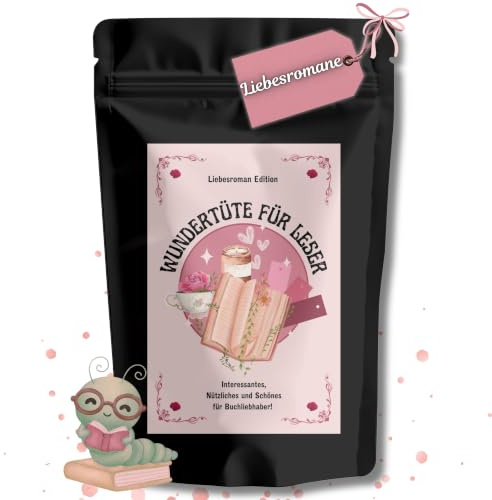 Wundertüte für Leseratten, Blind Date with a Book, Geschenk für Bücherwürmer, Bücherratten, Bücherliebhaber – Die perfekte Überraschung für Romantik-Fans, Booklover Geschenke