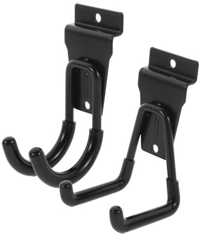 HEALEEP 2pezzi Gancio Stoccaggio in Metallo Ganci Da Parete in Metallo Gancio Per Carichi Pesanti Accessori Per Magazzino e Garage Ganci Per Appendere Oggetti Pesanti