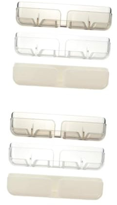 DOITOOL 2 Sätze Kabelmanager Handy Aufsteller Handy Halter Kabelhaltesystem Kabelhalteclip Kabelrinnen Kabelbinder Kabelclips Multifunktionale Kabelhalter Kabelmanagement Abs 9 Stücke * 2