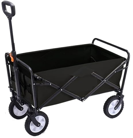 HYKJCSS Chariot à roulettes Chariot De Jardin Pliant Chariot De Magasinage Robuste pour Chariot De Camping en Plein Air avec 4 Roues Chariot Plage Transport
