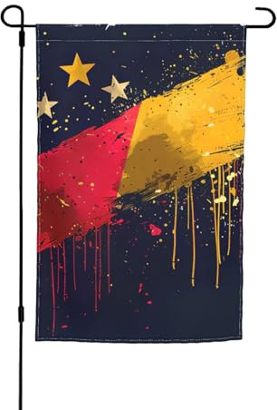 Bandera de Venezuela con impresión de varias banderas de jardín, bandera de jardín, decoración de patio para patio, porche o césped