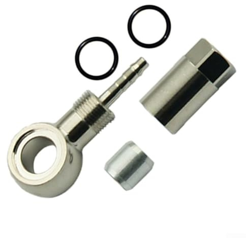 Bulevisiter Hydraulische Scheibenbremse für Banjo-Anschluss für Metall-Bremsverschraubung mit Dichtringen, Ölnadel und Schraube – kompatibel mit FOR-Systemen (für Banjo)