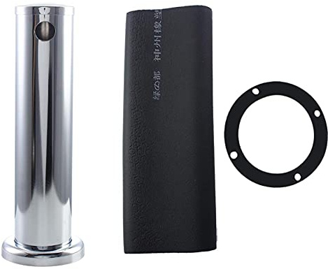 Torre de cerveza de acero inoxidable, herramienta dispensadora de Kegerator de cerveza de barril ajustable, antioxidante de primera calidad, duradera para amantes de la (Una cara)