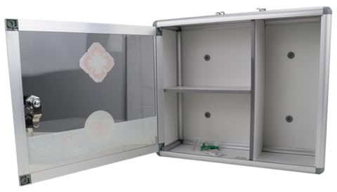 Alipis Portable Medicine Box First Aid Kit Storage Container for Home Travel Camping Emergency Medicine Cabinet