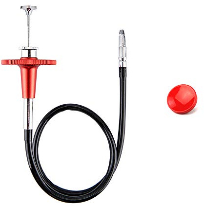 JJC 40CM Red Mechanische Sperren Kamera Fernauslöser Kabel mit Rotem Konkave Oberflächen Weichem Freigabeknopf Satz