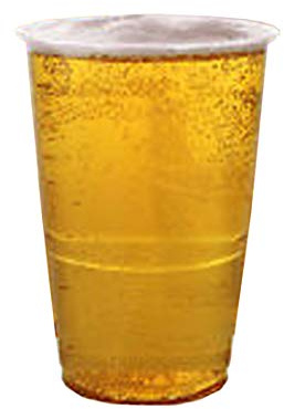 Clear Plastic Half Pint Cups Disposable Beer Glasses Tumblers (50)