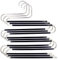 Trouser Hanger, 3 Pack Hangers Space Saving S-Type Clothes Pants Non-Slip Closet Organizer for Scarfs Jeans Trousers Towels