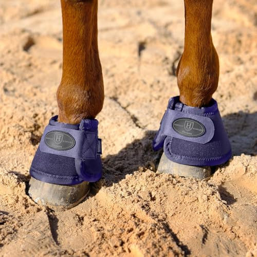 Harrison Howard Horse Bell Boots Equine Ballistic Hoof Overreach Bell Boot