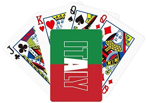 Juego de mesa divertido con nombre de la bandera del país de Italia