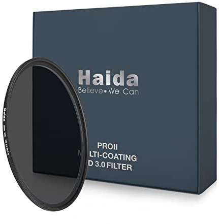 Haida 72mm ND1000 Filter 10 Stops Neutral Density Filter Multi-coating Lens Filter (PROII Series)