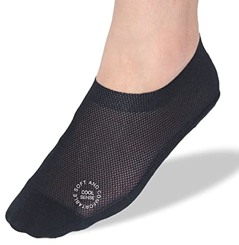 PHANOUSLY Ultra Thin Liner Socks Non Slip Nylon No Show Socks Womens Lightweight Breathable 3 & 4 & 6 Pair Packs