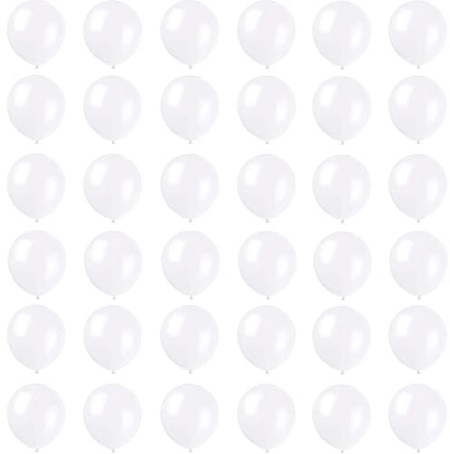 Kleine Luftballons Weiß 5 Zoll Weihnachten Ballons,36 Stück Luftballons Weihnachten Helium Ballons Partyballon Deko,Latex Luftballons für Weiß Party,Geburtstag,Weihnachtsballon Girlande Dekorationen
