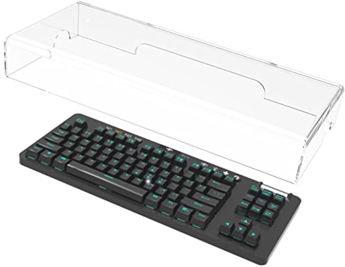 Geekria Tenkeyless TKL Tastatur-Staubschutz, klare Acryl-Tastaturabdeckung für 80% kompakte 87-Tasten-mechanische Gaming-Tastatur, kompatibel mit Logitech G PRO TKL/G PRO X TKL, G915 TKL