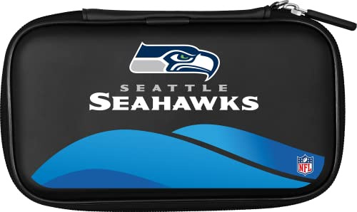 Offiziell lizenzierte NFL Seattle Seahawks Professionelle EVA-Darttasche (W417), Schwarz , Offiziell lizenzierte NFL Seattle Seahawks professionelle EVA-Darttasche (W417)
