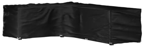 vidaXL L-Shaped Garden Furniture Cover 18 Eyelets 220x285x80 cm