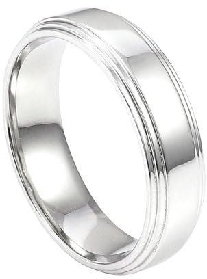 KnSam Ring Platin, Klassiker Eheringe in Ovalschliff, 950 Platinum Verlobungsring Freundschaftsringe Echt Schmuck