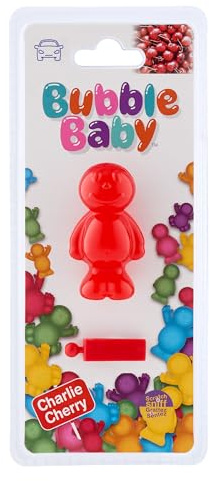 BUBBLEBABY Cherry Fragranced 3D/Vent Clip Car Vent Air Freshener And Odour Eliminator (Pack of 1)