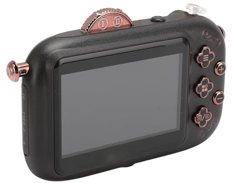 Fockety Appareil Photo Numérique 96MP 5K, Zoom 50x, écran 3,5 Pouces, Caméra WiFi à Nocturne avec Téléobjectif, Batterie 2500 MAh, Appareil Photo Compact Vlogging pour Photographie de