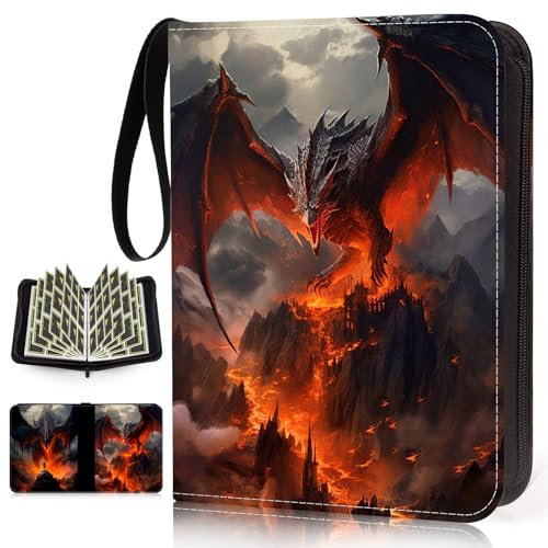 Sammelalbum für Karten, Sammelkarten Album, 50 Seiten 900 Karten Kapazität, karten Sammelalbum, Geburtstagsgeschenke für Jungen und Mädchen