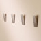 Designfactory Hamburg Adhesive Hooks | Towel Hooks Without Drilling | Self Adhesive Wall Hook Heavy Duty for Bathroom and Kitchen | Modern Design | Brushed Silver