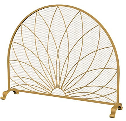 MYVVKIA Pare-étincelles pour cheminée Pare-étincelles pour cheminée Grille en métal Noir Pare-étincelles pour cheminée Pare-étincelles pour cheminée