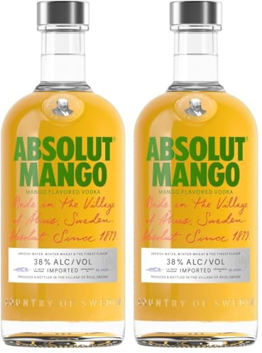 ABSOLUT VODKA Mango Vodka aromatisée - 38%, 70cl