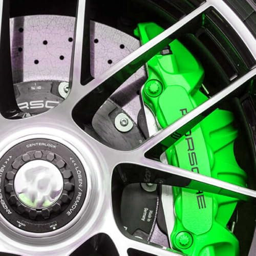 Brake Caliper Scratch Repair Paint – Easy-to-Apply, Heat-Resistant Solution for Caliper Restoration and Scratch Removal (1, Lime Green)