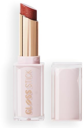Revolution Pout Lip Gloss, Hochglänzendes Lippen-Gloss mit Hyaluronsäure & Vitamin E, Vegan & Tierversuchsfrei, 3g, Shimmer Sugar Cookie Pink