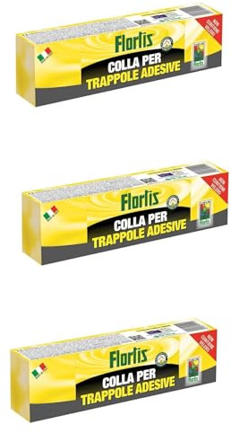 mille idee 3x Colla per trappole adesive adesivo studiato per la cattura di topi, ratti e insetti striscianti quali formiche o scarafaggi