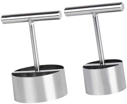 OSALADI Vide-Pomme INOX 2 Pièces Ergonomique Dénoyauteur de Poire Portable Outil Creuser Fruit Cuisine Accessoire Essentiel pour Éplucher et Évider Fruits Lavable Lave-Vaisselle