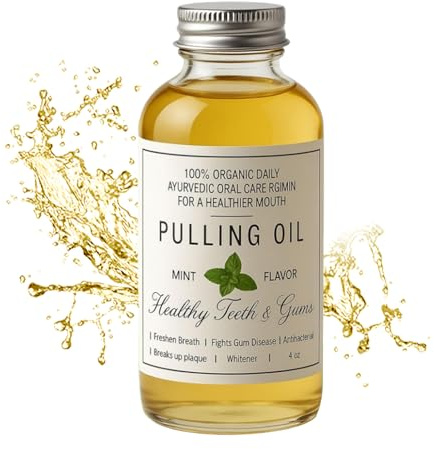 Oil Pulling,120ml Enjuague Bucal - Higiene Bucal con Oil Pulling,para Viajes Camping Oficina Reuniones Adultos Niños Ducha Diaria Baño