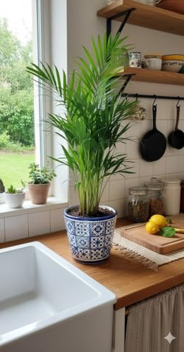 Areca Palme,tropische Goldfruchtpalme,Madagaskar,60-70cm,dekorative,große Zimmerpflanze