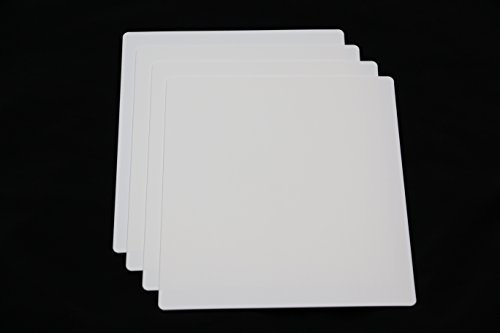 5 St. Single 7 Zoll Register Trennwände weiß 185x210 mm Registerblatt Registerwände Blätter Wand Schallplatten