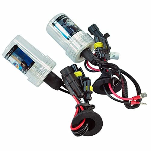 Lot de 2 ampoules XENO Xenon H1 55 W 5000 K 12 V ampoule lumière HID remplacement phares
