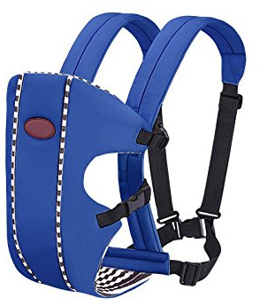 Baby Tragetuch Premium Qualität – 100% Komfortable Langlebig | geeignet für Neugeborene und Kleinkinder |ideal für Baby-Dusche Geschenk | 1 passt für alle | Cozy 4 verstellbare Positionen (blau)