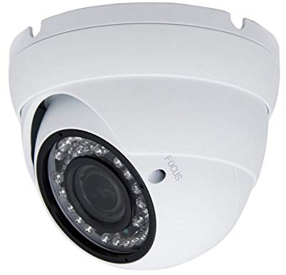 Inwerang 5MP 4MP Dome Super Hybrid Security Camera HD-TVI/CVI/AHD/960H CCTV Surveillance Security Camera 2.8-12mm Varifocal Lens Outdoor/Indoor 98ft IR Waterproof Day&Night Vision Array Dome Cam