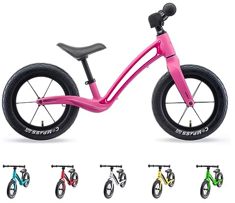 Hornit AIRO Balance Bike | Kids Balance Bike | 12 Inch Kids Bike | Toddler BIke | Push Bike | Flamingo Pink