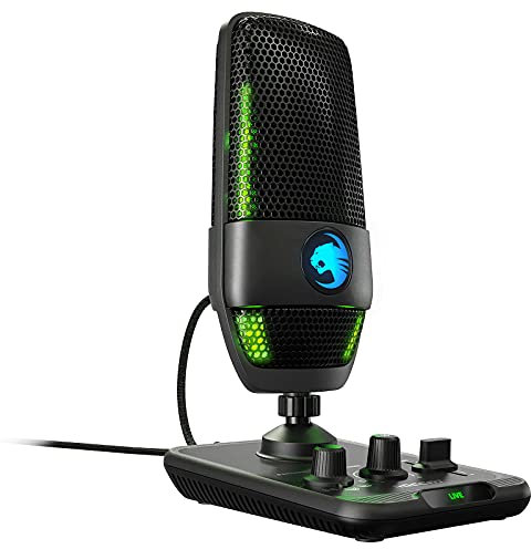 Roccat Torch - USB-Mikrofon in Studioqualität, schwarz