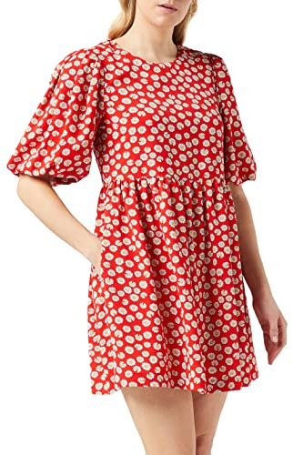 Louche Nacera-Daisy-Dancer Robe, Rouge, 42 Femme
