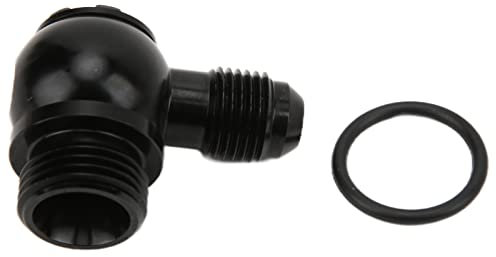 Banjo Adapter, Schwarzes Aluminium + Gummi Banjo Bolzen Adapter Montage Fitting für Auto