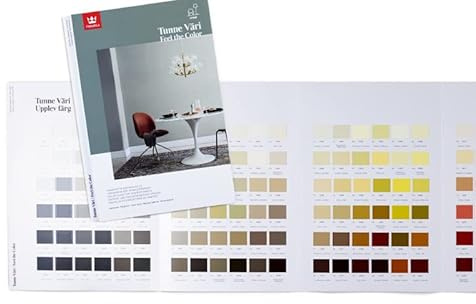 TIKKURILA Interior Paint Colour Chart - Feel The Colour Collection (216 shades)