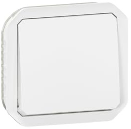 va et vient ou interrupteur - 10a - blanc - composable - legrand plexo 069611l