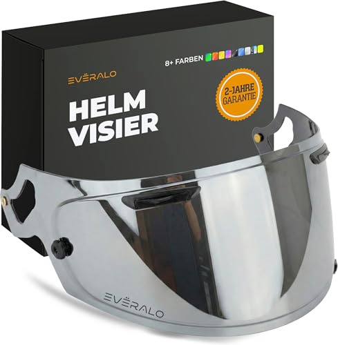 Everalo Visiera per Casco Arai Chaser X - Rx7v - Rx7x - Quantic - Vas-v | Compatibile anche con Quantum X - Concept X - Concept Xe - Renegade V - Profile V - Qv Pro - Signet X - Defiant X