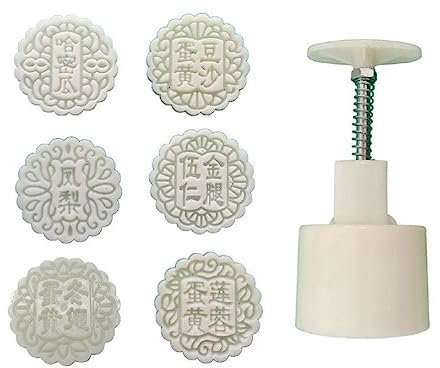100 g Kunststoff Mondkuchenform 3D chinesische Wörter Form Mond Kuchen Form DIY Küche Backen Zubehör für Mitte Herbst Festival Gebäck Werkzeuge zum Backen