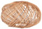 Maison d'Ailleurs – Pantalla de ratán natural D45 cm, suspensión no electrificada, luminaria estilo bambú o mimbre, para iluminación de techo, lámpara o lámpara de pie