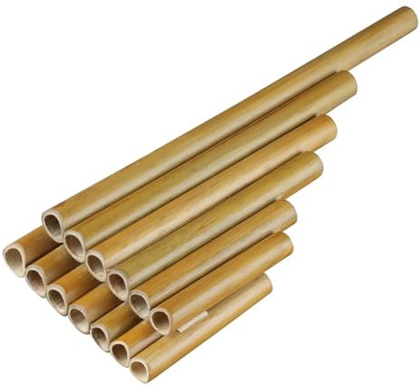 Panflöte Instrument 13 Pfeifen Panflöte G-Taste Volksmusikinstrumente Original Farbflöte Pan Holzblasinstrument Handgefertigte Panpfeifen